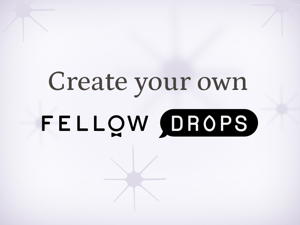 Create Your Own Fellow Drops Text-to-Order Program